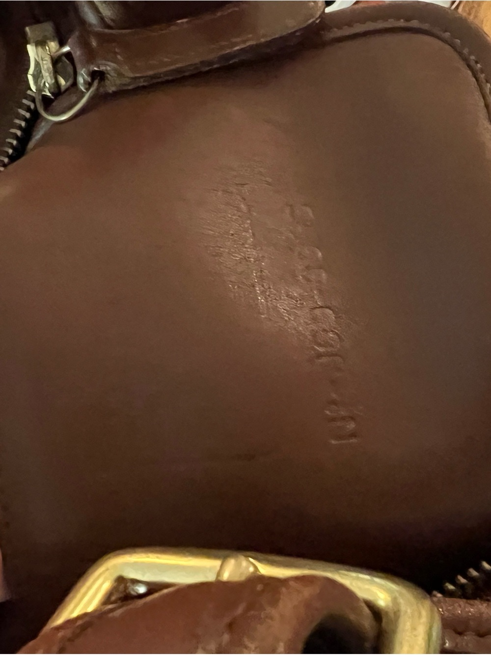 Vintage coach 90s Classic Brown Leather Shoulder Bag - Picture 4 of 9